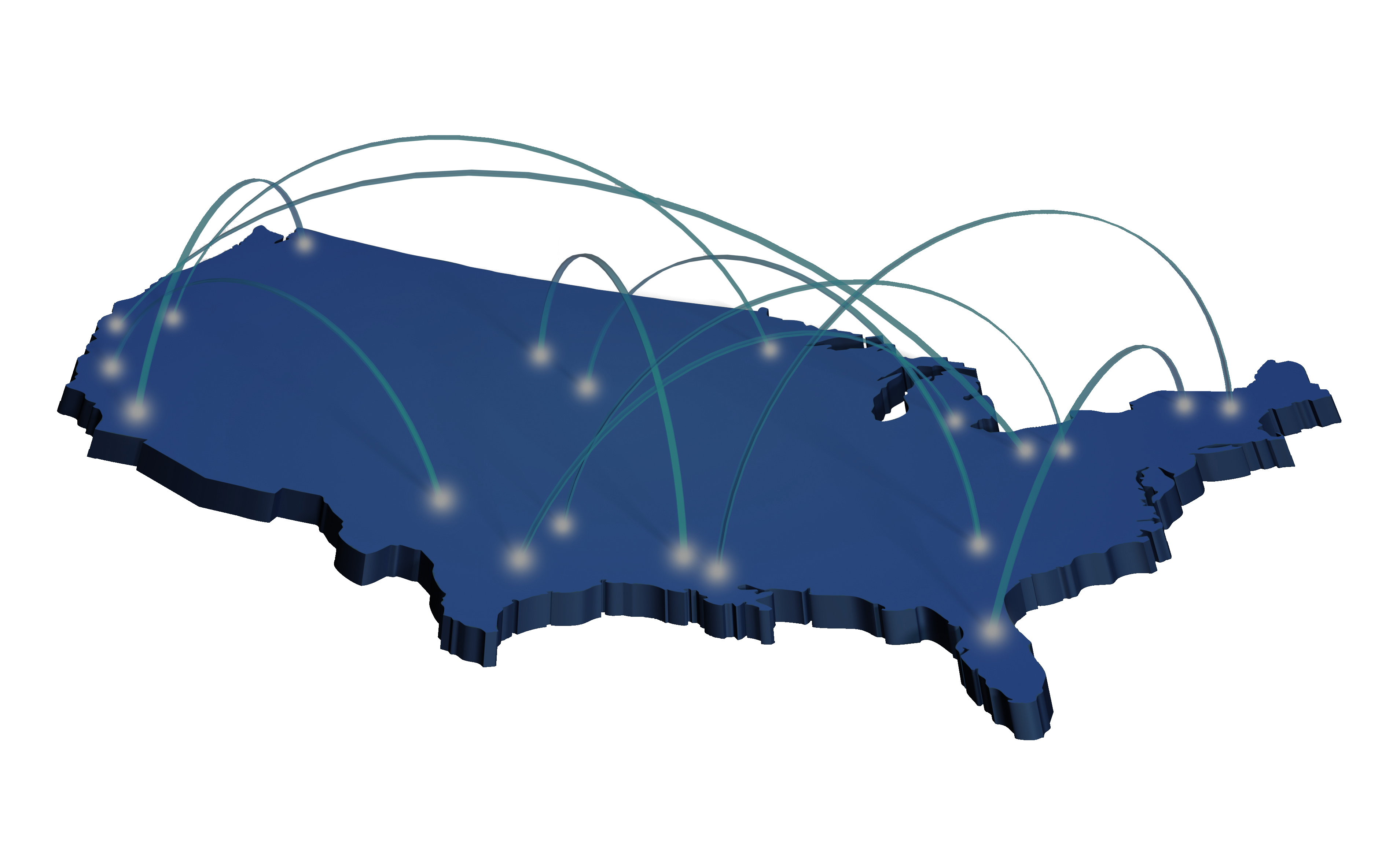 Network coverage map of United States – Netforecast, Inc.